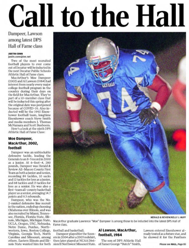 Moe Dampeer Hall of Fame September 24 2020